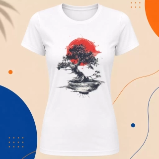 Dámské tričko - Japonská bonsai